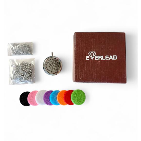 Everlead Stainless Necklace Essential Oil Diffuser NWT X000VTAWKJ - Picture 2 of 9